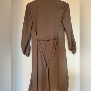 Silk overcoat